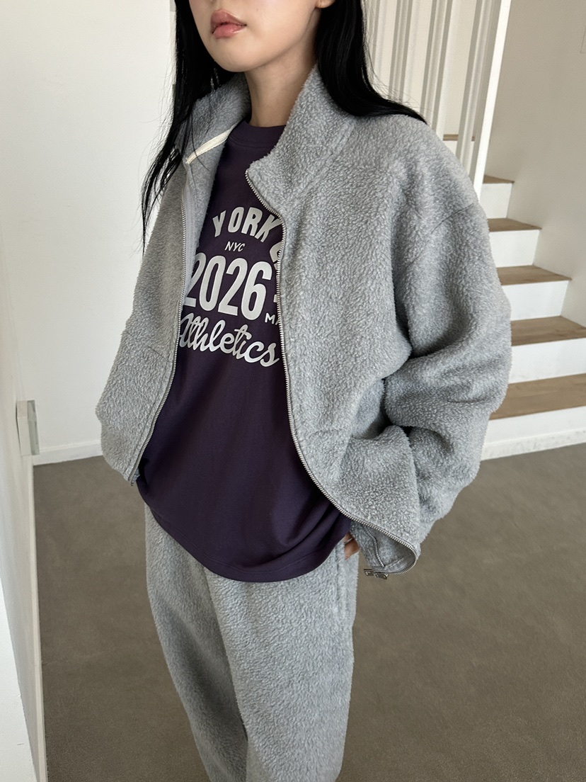 NDE韓國代購女裝新品人氣休閑真品時尚推薦熱賣夾克絨BOHEME_NDE夾克