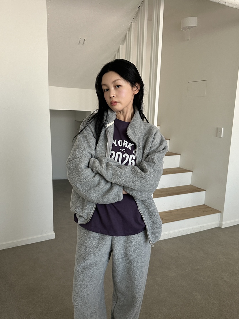 NDE韓國代購女裝新品人氣休閑真品時尚推薦熱賣夾克絨BOHEME_NDE夾克