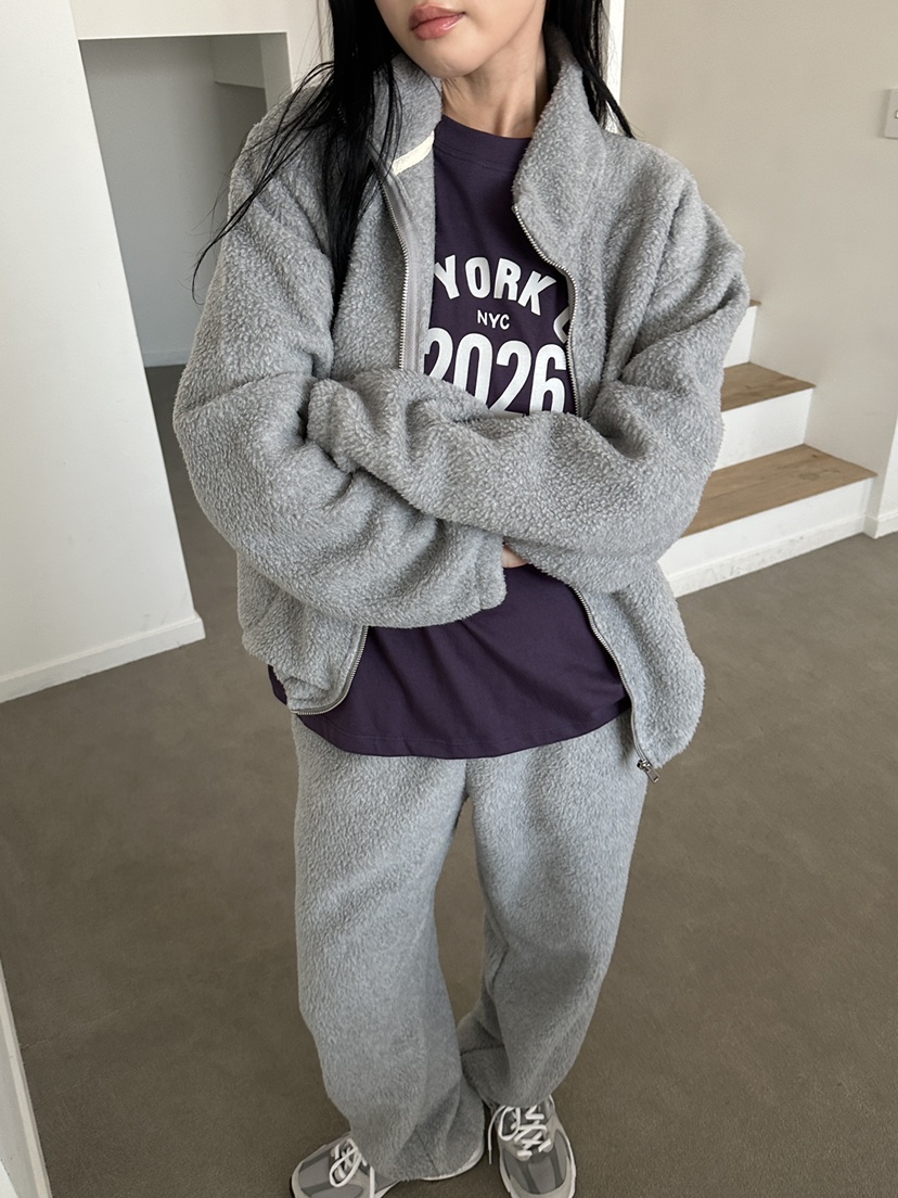 NDE韓國代購女裝新品人氣休閑真品時尚推薦熱賣夾克絨BOHEME_NDE夾克