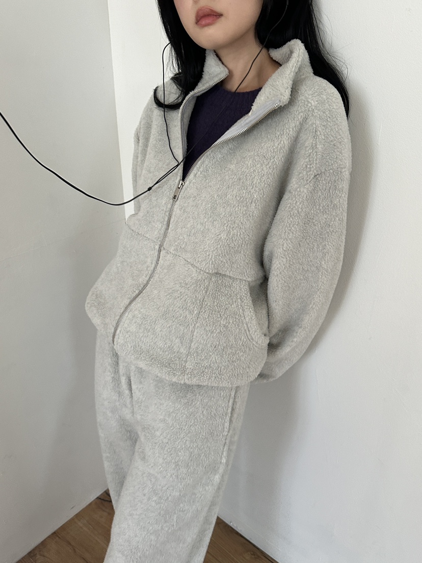 NDE韓國代購女裝新品人氣休閑真品時尚推薦熱賣夾克絨BOHEME_NDE夾克圖色1
