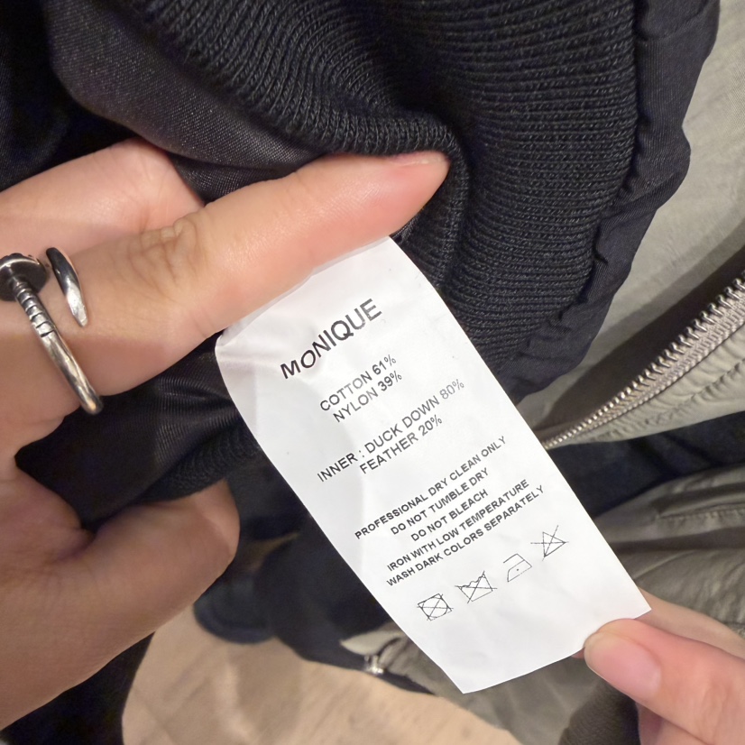 MONIQUE東大門直郵女士新款休閑人氣熱賣真品短款羽絨服鴨MONIQUE短款羽絨服