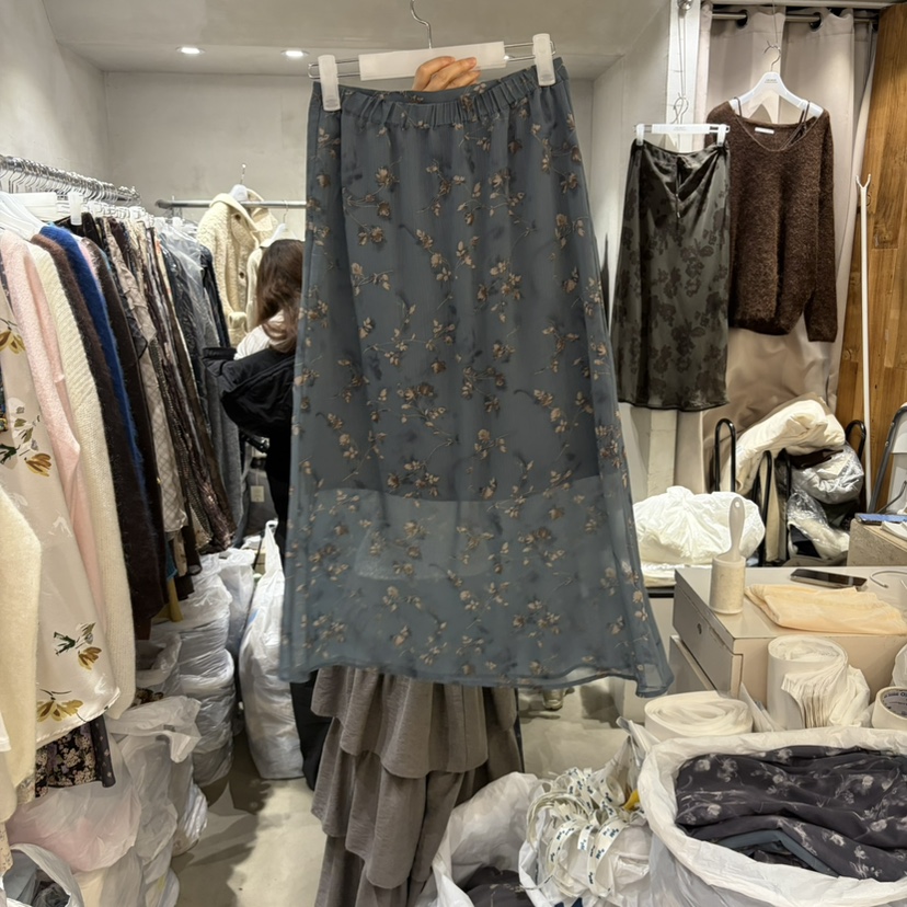 LOGROAD東大門直郵女士新品熱賣推薦時尚人氣半身裙中短裙LOG ROAD半身裙/中短裙