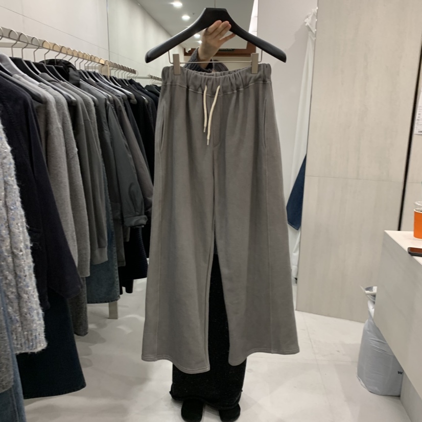 ETTER-B韓國直郵女士新品職業推薦熱賣休閑時尚休閑褲加絨ETTER-B休閑褲圖色2灰