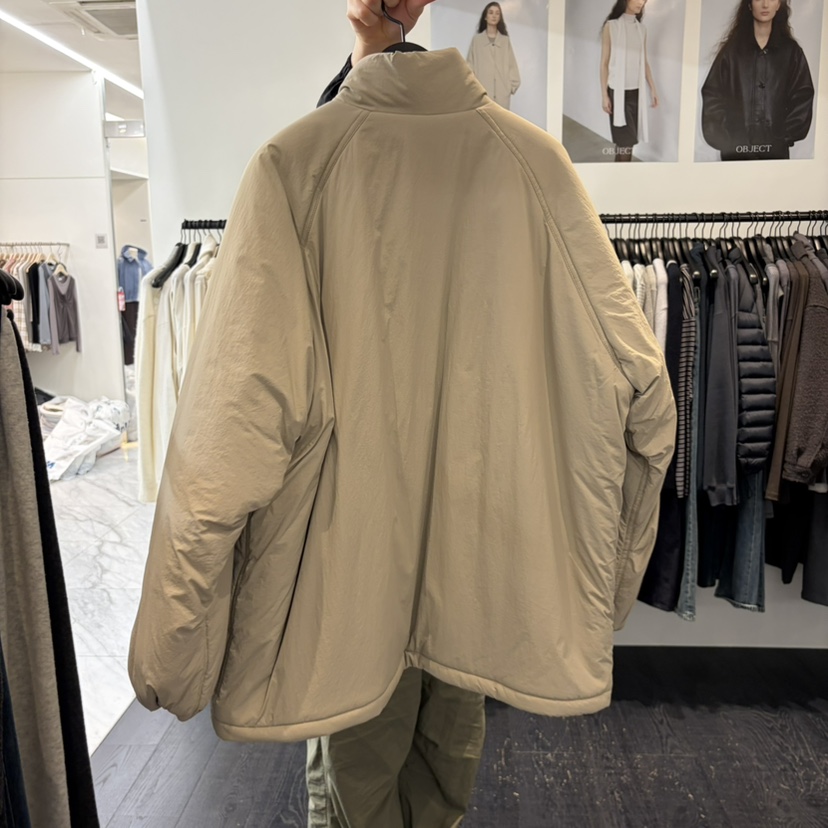 OBJECT韓國代購女士新品休閑真品推薦短款棉服抓絨高領棉OBJECT短款棉服