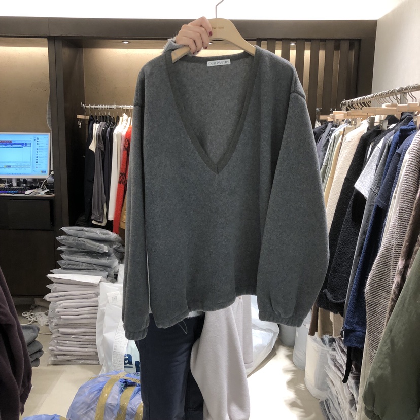 RAWROW東大門直郵女裝新品休閑真品人氣時尚衛衣搖粒絨抓絨RAWROW衛衣圖色2