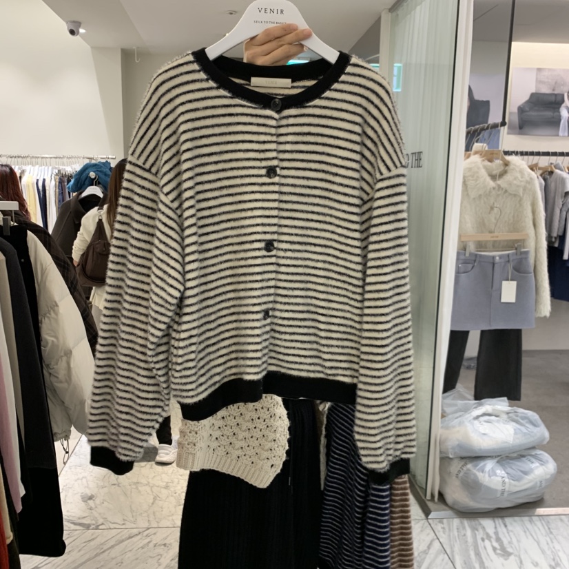 VENIR-A東大門直郵女裝新款熱賣休閑人氣推薦真品時尚開衫VENIR-A開衫圖色1