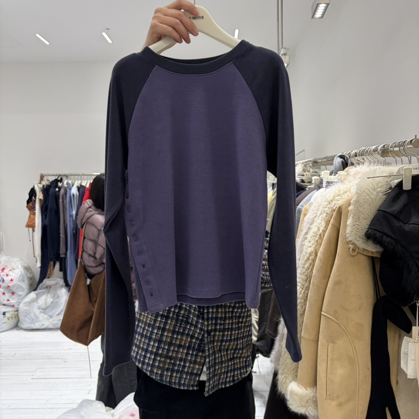 BREATHE東大門代購女士新品休閑熱賣人氣時尚推薦長袖T恤BREATHE長袖T恤圖色2