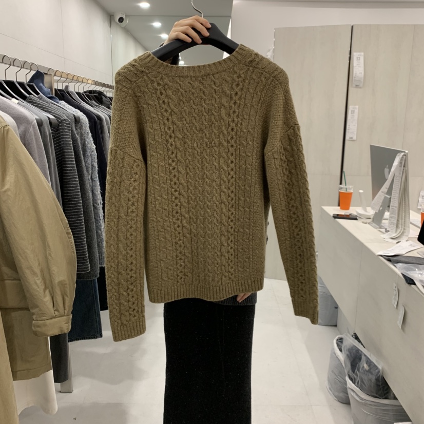 ETTER-B東大門代購女裝新品推薦人氣休閑熱賣真品毛衣V領ETTER-B毛衣