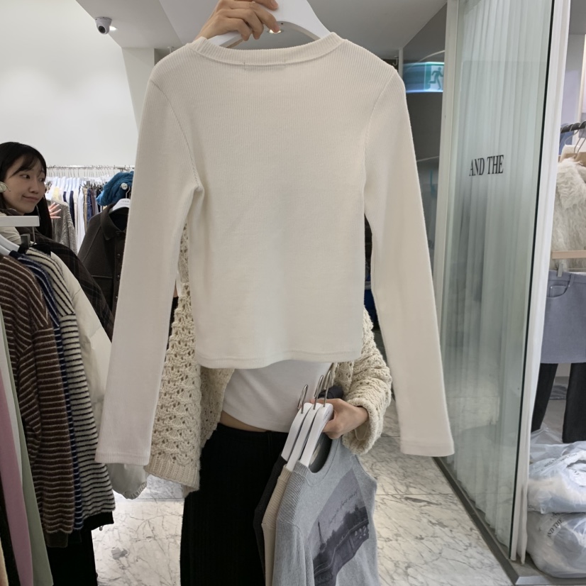 VENIR-A東大門直郵女裝新品推薦熱賣休閑時尚真品長袖T恤VENIR-A長袖T恤