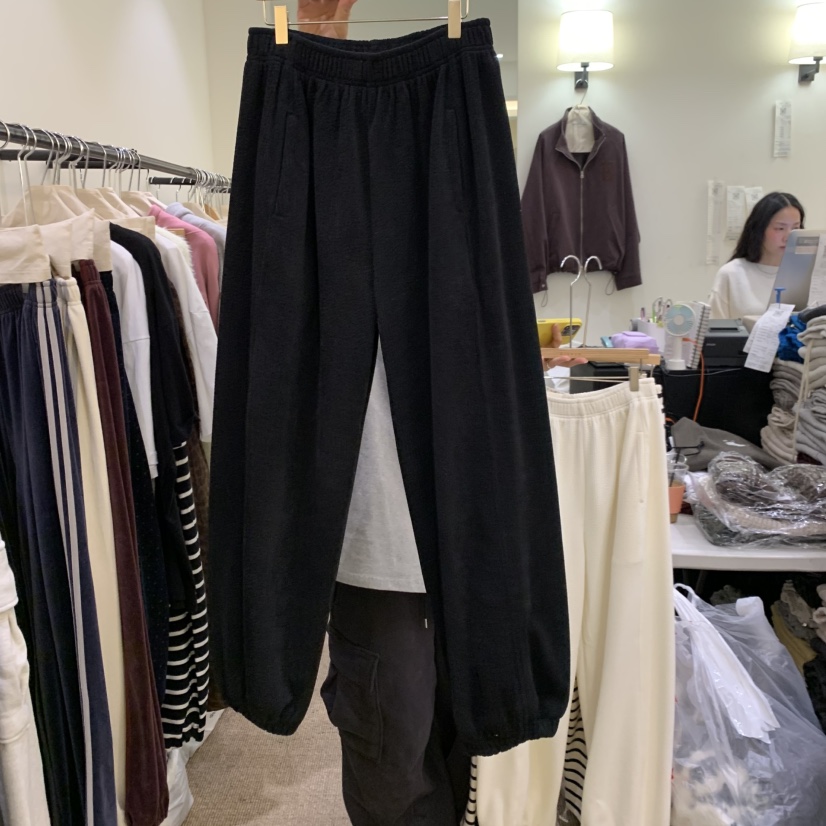 BREEZE韓國直郵女裝新品人氣熱賣真品休閑推薦時尚休閑褲BREEZE休閑褲圖色4黑