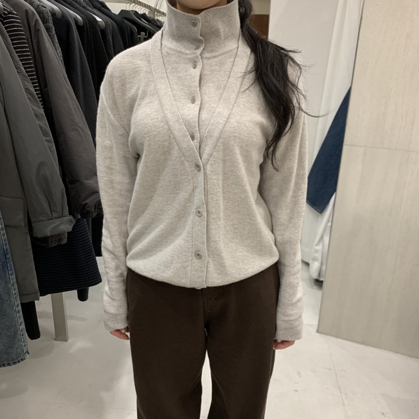 ETTER-B東大門直郵女士新款真品休閑人氣開衫假兩件開衫ETTER-B開衫圖色1白