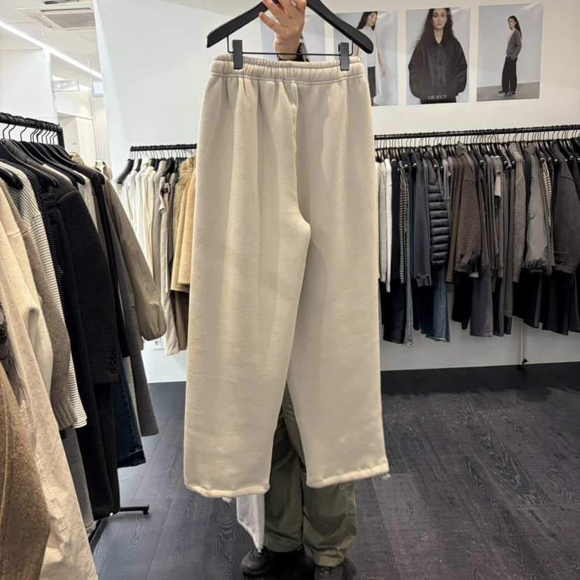 OBJECT東大門實拍女士新款真品熱賣人氣時尚推薦休閑褲加絨OBJECT休閑褲
