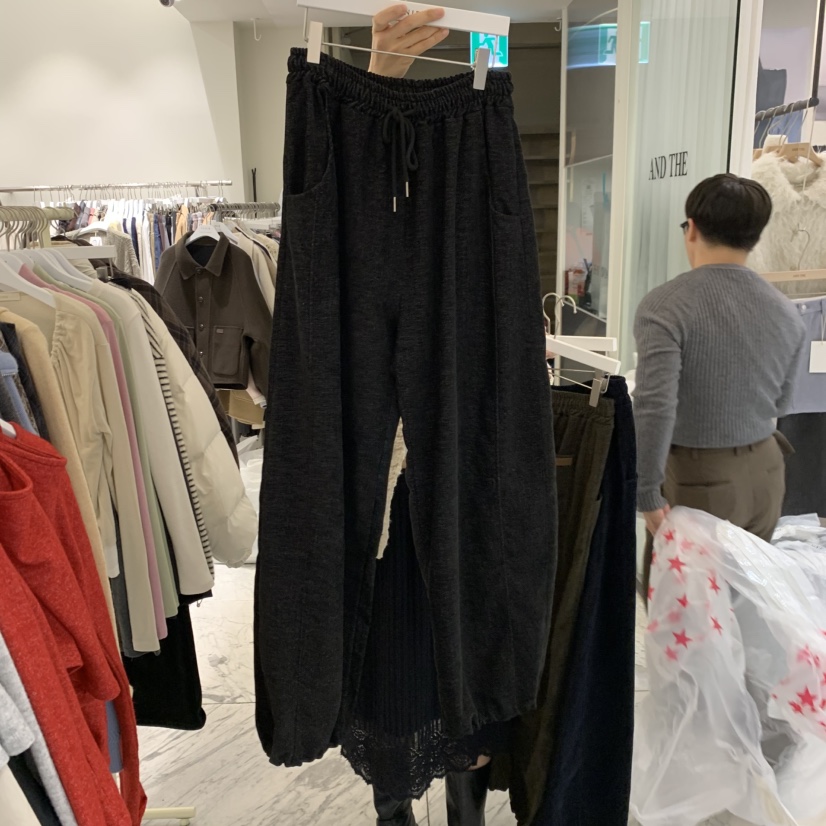VENIR-A東大門直郵女士新品推薦真品人氣時尚休閑休閑褲VENIR-A休閑褲圖色3黑色