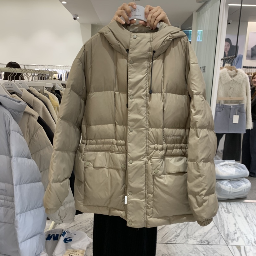 VENIR-A東大門實拍女裝新款熱賣短款羽絨服羽絨服連帽鴨絨VENIR-A短款羽絨服圖色2
