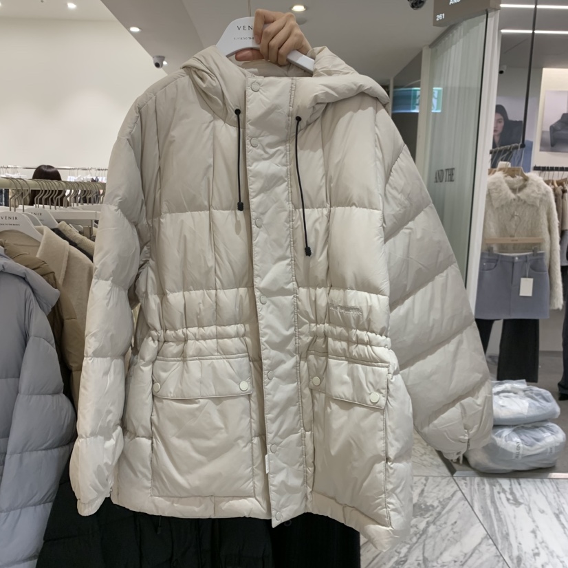VENIR-A東大門實拍女裝新款熱賣短款羽絨服羽絨服連帽鴨絨VENIR-A短款羽絨服圖色3