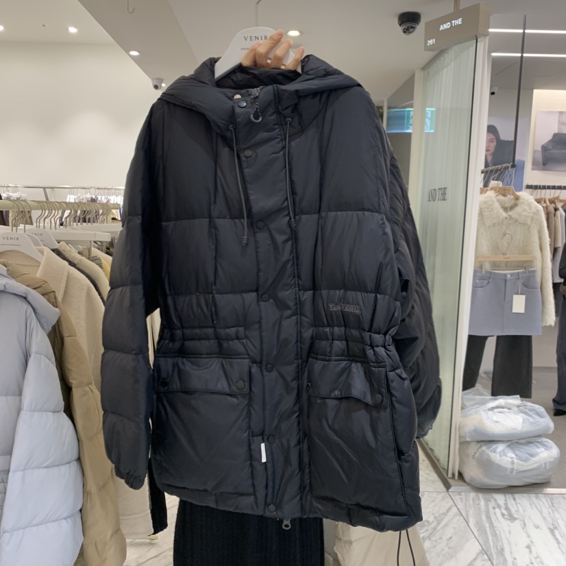 VENIR-A東大門實拍女裝新款熱賣短款羽絨服羽絨服連帽鴨絨VENIR-A短款羽絨服圖色4