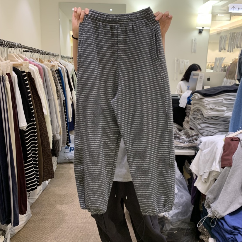 BREEZE韓國直郵女裝新品真品推薦人氣熱賣休閑時尚休閑褲BREEZE休閑褲圖色3灰