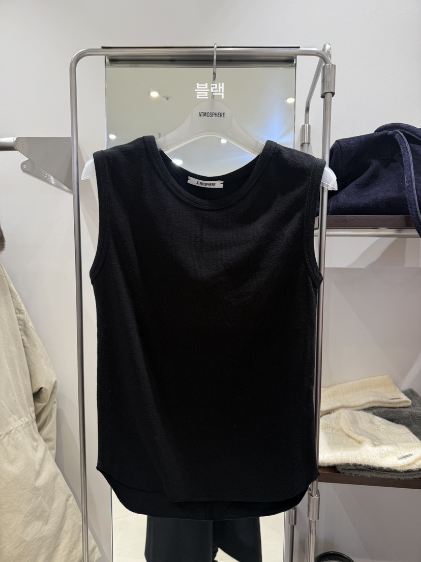 ATMOSPHERE韓國代購女裝新品真品人氣熱賣時尚休閑吊帶背心ATMOSPHERE吊帶/背心圖色3黑色