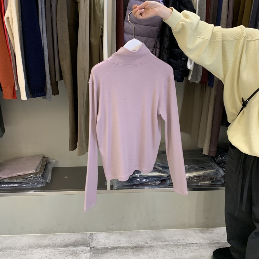FAVE/FAVOURITE東大門實拍女士新品休閑人氣長袖T恤高領FAVE/FAVOURITE長袖T恤