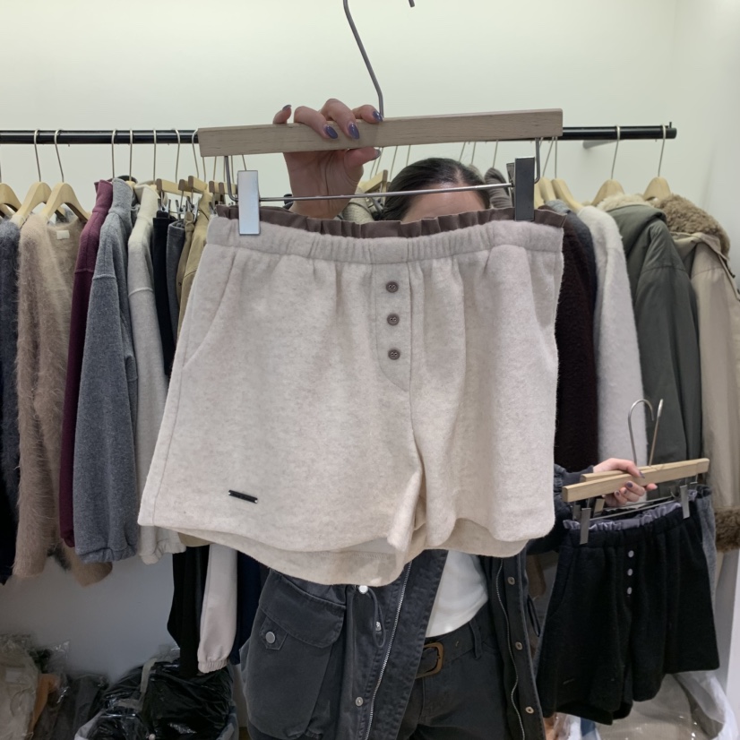 W AND J東大門直郵女士新品真品休閑推薦時尚人氣熱賣短褲WANDJ短褲圖色1
