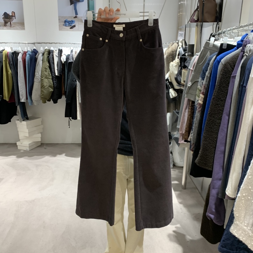 TEMPTING東大門代購女裝新款時尚真品推薦休閑休閑褲燈芯絨TEMPTING休閑褲圖色1