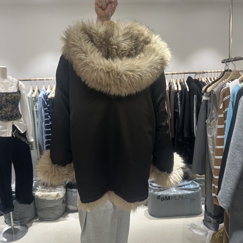 CONNAUGHT/DAILYJUD東大門代購女裝新款推薦短款大衣兩面穿CONNAUGHT/DAILYJUD短款大衣