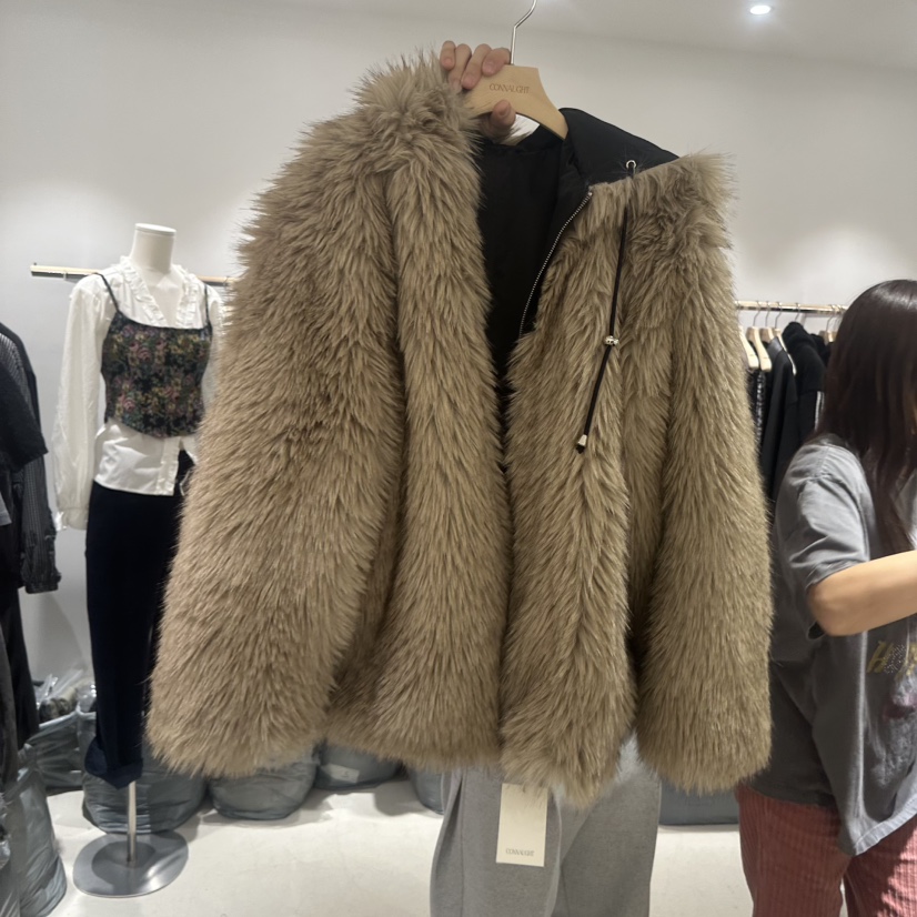 CONNAUGHT/DAILYJUD東大門代購女裝新款推薦短款大衣兩面穿CONNAUGHT/DAILYJUD短款大衣圖色1