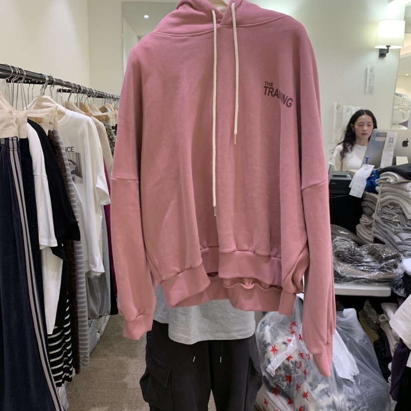 BREEZE韓國直郵女裝新款休閑人氣真品熱賣推薦衛衣加絨兜帽BREEZE衛衣圖色1
