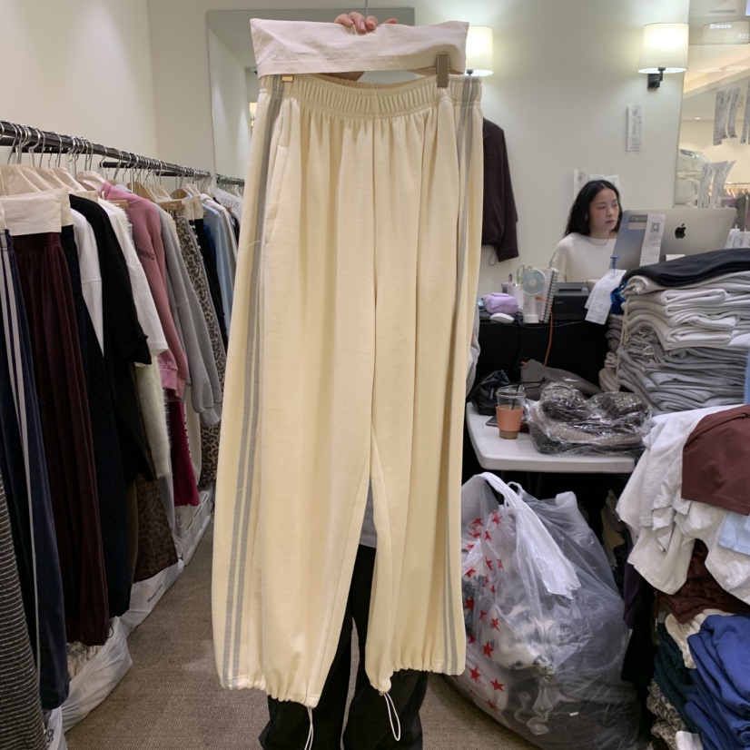 BREEZE韓國代購女士新款真品熱賣人氣休閑時尚休閑褲天鵝絨BREEZE休閑褲圖色2