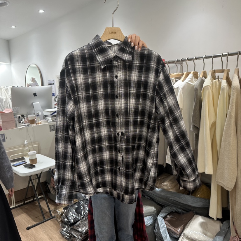LEWIN東大門實拍女裝新品熱賣休閑時尚推薦人氣襯衫蕾絲衫LEWIN襯衫/蕾絲衫圖色3
