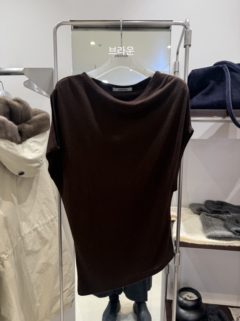 ATMOSPHERE東大門實拍女裝新款人氣時尚吊帶背心羊絨無袖ATMOSPHERE吊帶/背心圖色3