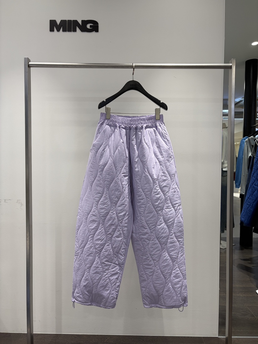 MING/MENG韓國直郵女士新品真品推薦休閑熱賣休閑褲絎縫MING/MENG休閑褲圖色1