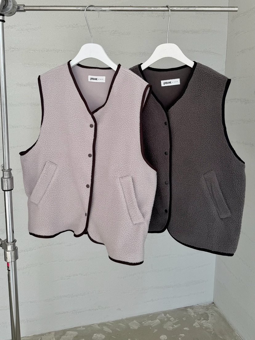 URBANE cloth韓國代購女士新款真品休閑時尚推薦馬甲皮草URBANE cloth馬甲