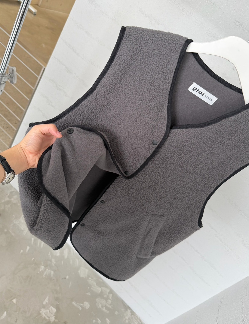 URBANE cloth韓國代購女士新款真品休閑時尚推薦馬甲皮草URBANE cloth馬甲
