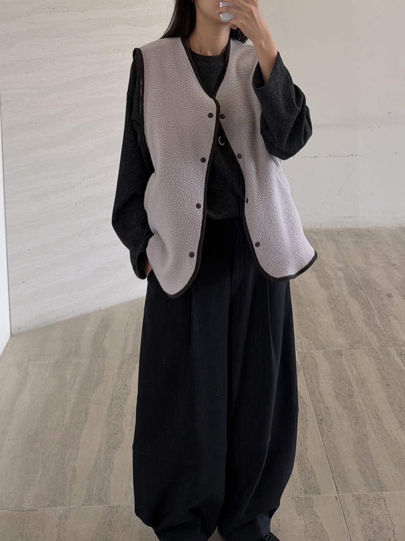 URBANE cloth韓國代購女士新款真品休閑時尚推薦馬甲皮草URBANE cloth馬甲