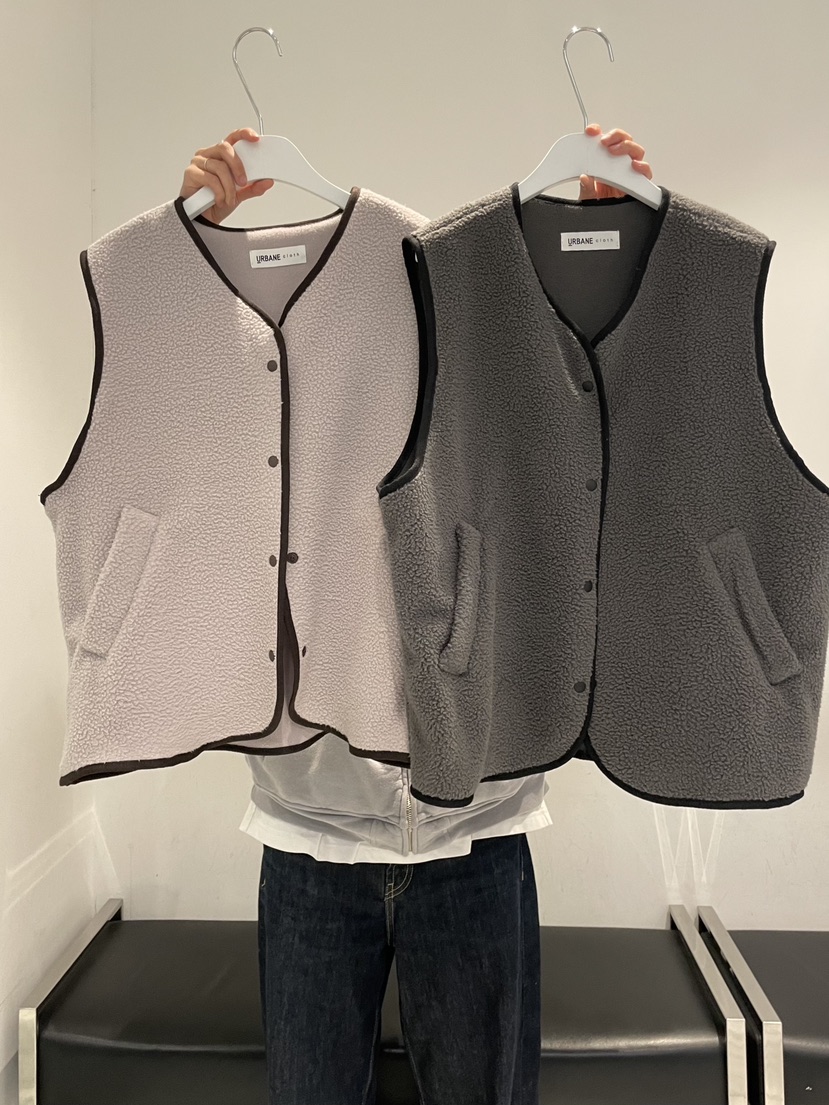 URBANE cloth韓國代購女士新款真品休閑時尚推薦馬甲皮草URBANE cloth馬甲