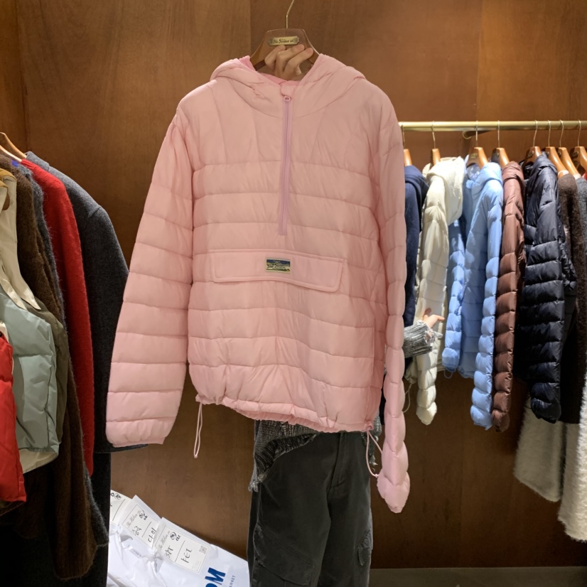HEBON東大門實拍女士新款真品時尚熱賣短款羽絨服羽絨服連帽HEBON短款羽絨服圖色2