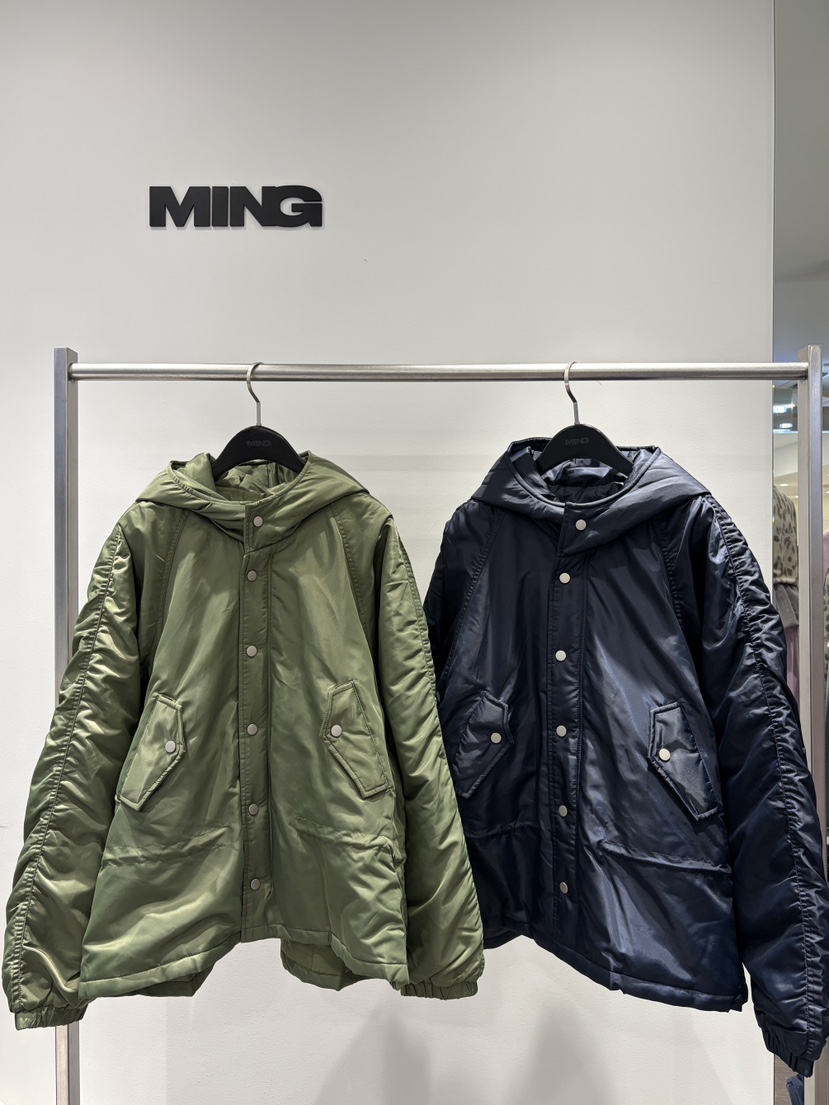MING/MENG東大門實拍女裝新款真品推薦熱賣時尚短款棉服棉MING/MENG短款棉服