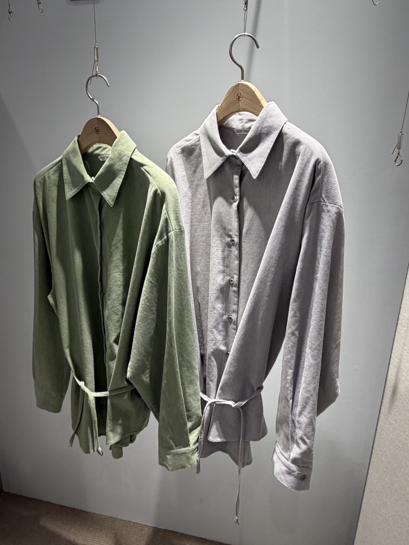 SELECT MARKET東大門實拍女裝新款休閑真品襯衫蕾絲衫腰帶SELECT MARKET襯衫/蕾絲衫