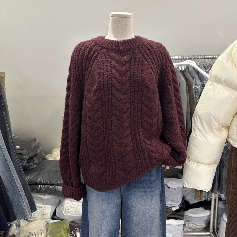 AUTHENTIBY東大門代購女士新品真品熱賣人氣休閑時尚毛衣AUTHENTIBY毛衣圖色2