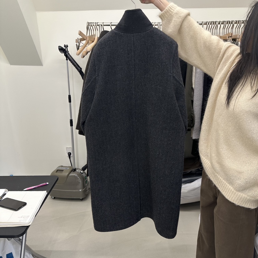 OREE東大門直郵女裝新款人氣時尚真品熱賣休閑中長款大衣Oree中長款大衣