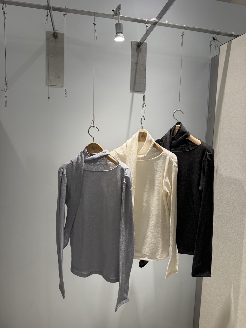 SELECT MARKET東大門代購女裝新品人氣真品熱賣長袖T恤圍巾SELECT MARKET長袖T恤