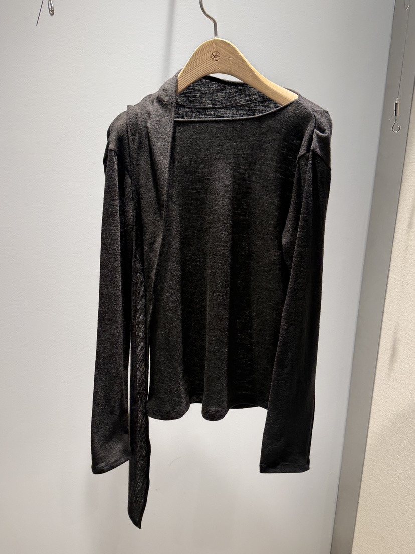 SELECT MARKET東大門代購女裝新品人氣真品熱賣長袖T恤圍巾SELECT MARKET長袖T恤圖色2