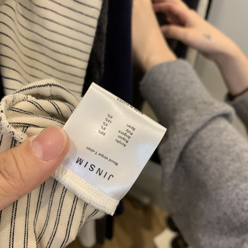 JINSIM東大門代購女裝新品熱賣休閑時尚真品人氣推薦長袖T恤JINSIM長袖T恤