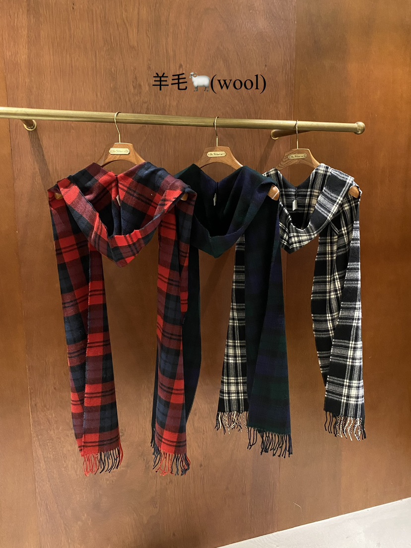 HEBON東大門直郵女裝新品真品休閑熱賣圍巾披肩格紋圍巾連帽HEBON圍巾/披肩