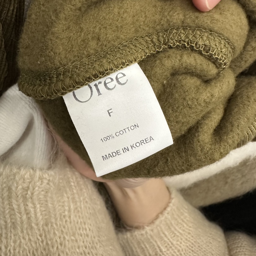OREE東大門實拍女裝新品人氣真品熱賣時尚推薦休閑褲加絨Oree休閑褲