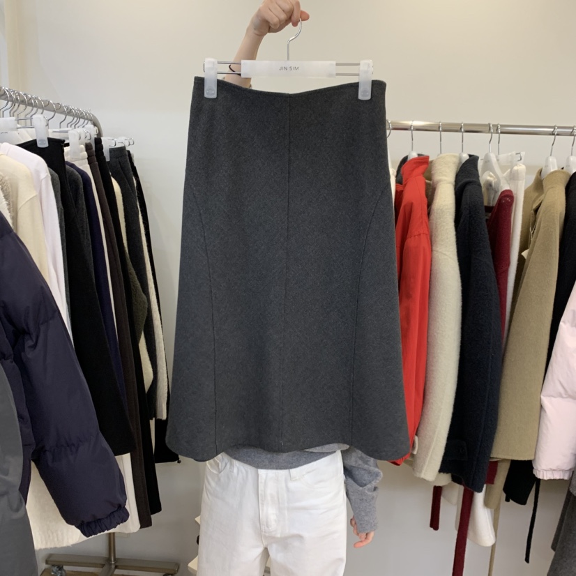 JINSIM東大門實拍女裝新品人氣真品推薦熱賣半身裙中短裙JINSIM半身裙/中短裙圖色2墨