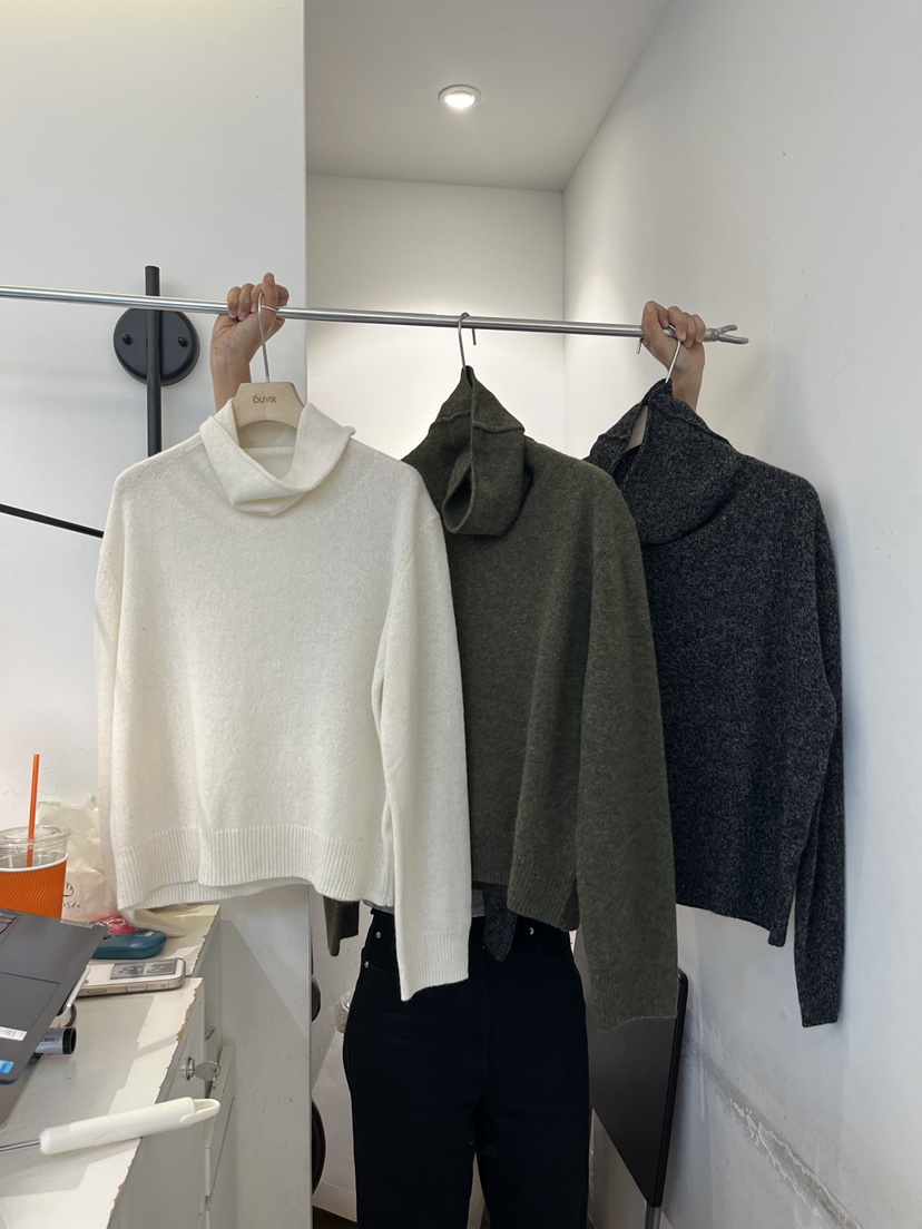 OUVIR韓國代購女裝新品人氣休閑熱賣時尚推薦真品針織衫O.V.R/OUVIR針織衫