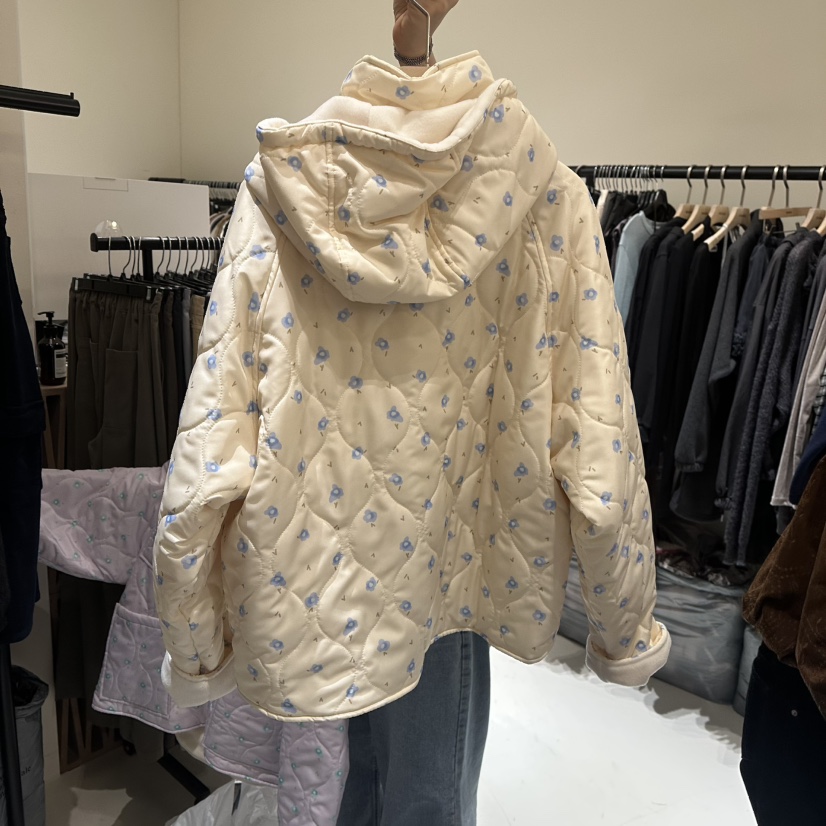 BALANCE東大門代購女士新款熱賣推薦人氣短款棉服連帽衫棉BALANCE短款棉服