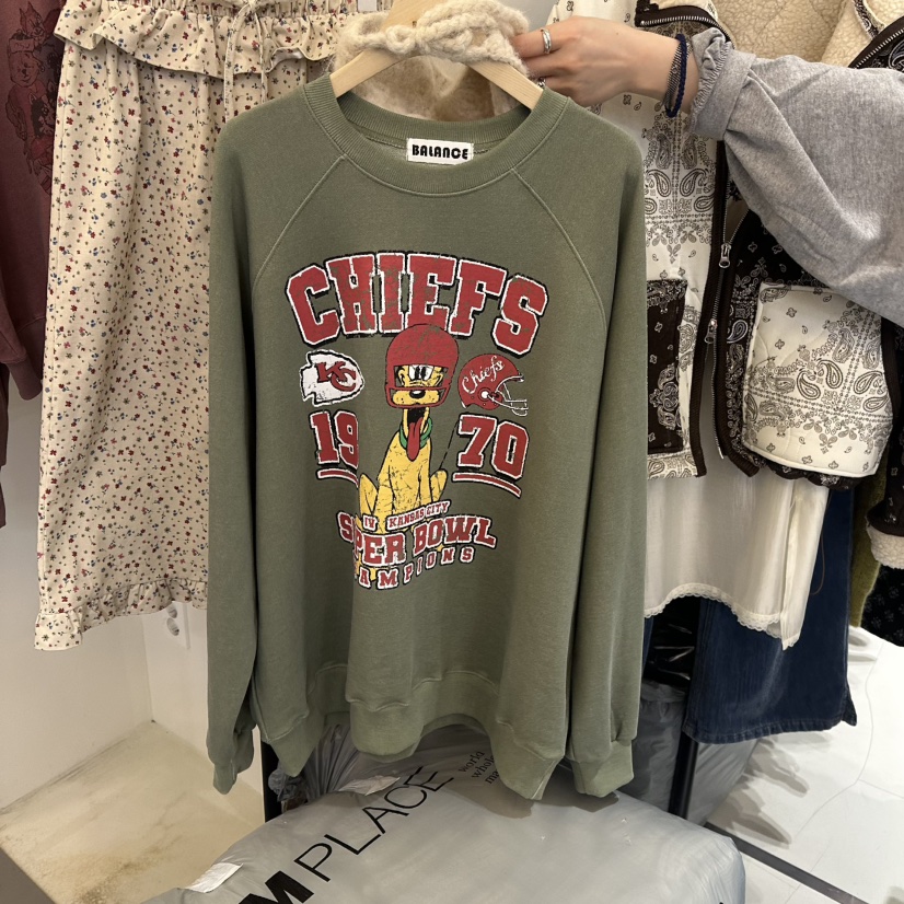 BALANCE韓國直郵女裝新款人氣真品熱賣休閑推薦時尚衛衣加絨BALANCE衛衣圖色1